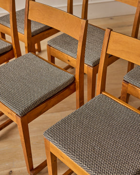 Set of Birch "Orchestra Chairs" by Sven Markelius