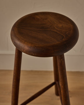 Tall Dark Danish Stool