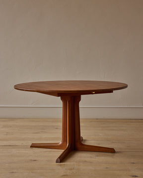 Circular Danish Dining Table by Niels Otto Møller