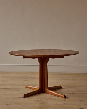 Circular Danish Dining Table by Niels Otto Møller