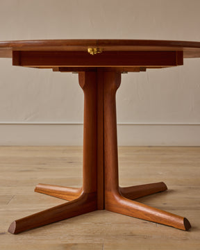 Circular Danish Dining Table by Niels Otto Møller