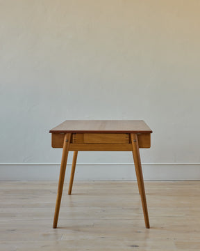 1950s Danish Oak + Teak Desk by Poul M. Volther