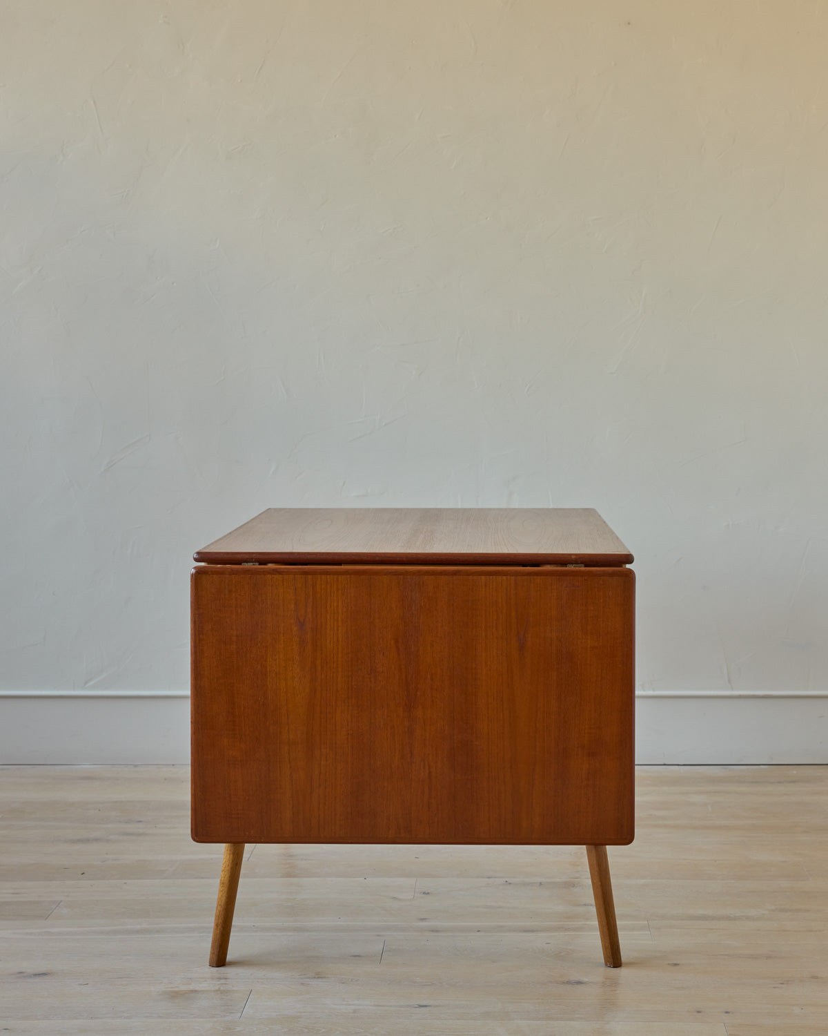 1950s Danish Oak + Teak Desk by Poul M. Volther
