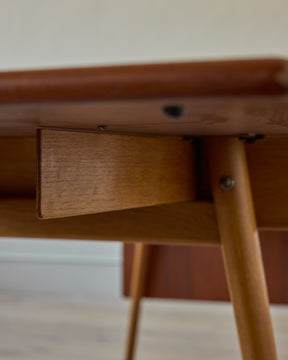 1950s Danish Oak + Teak Desk by Poul M. Volther