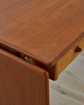 1950s Danish Oak + Teak Desk by Poul M. Volther