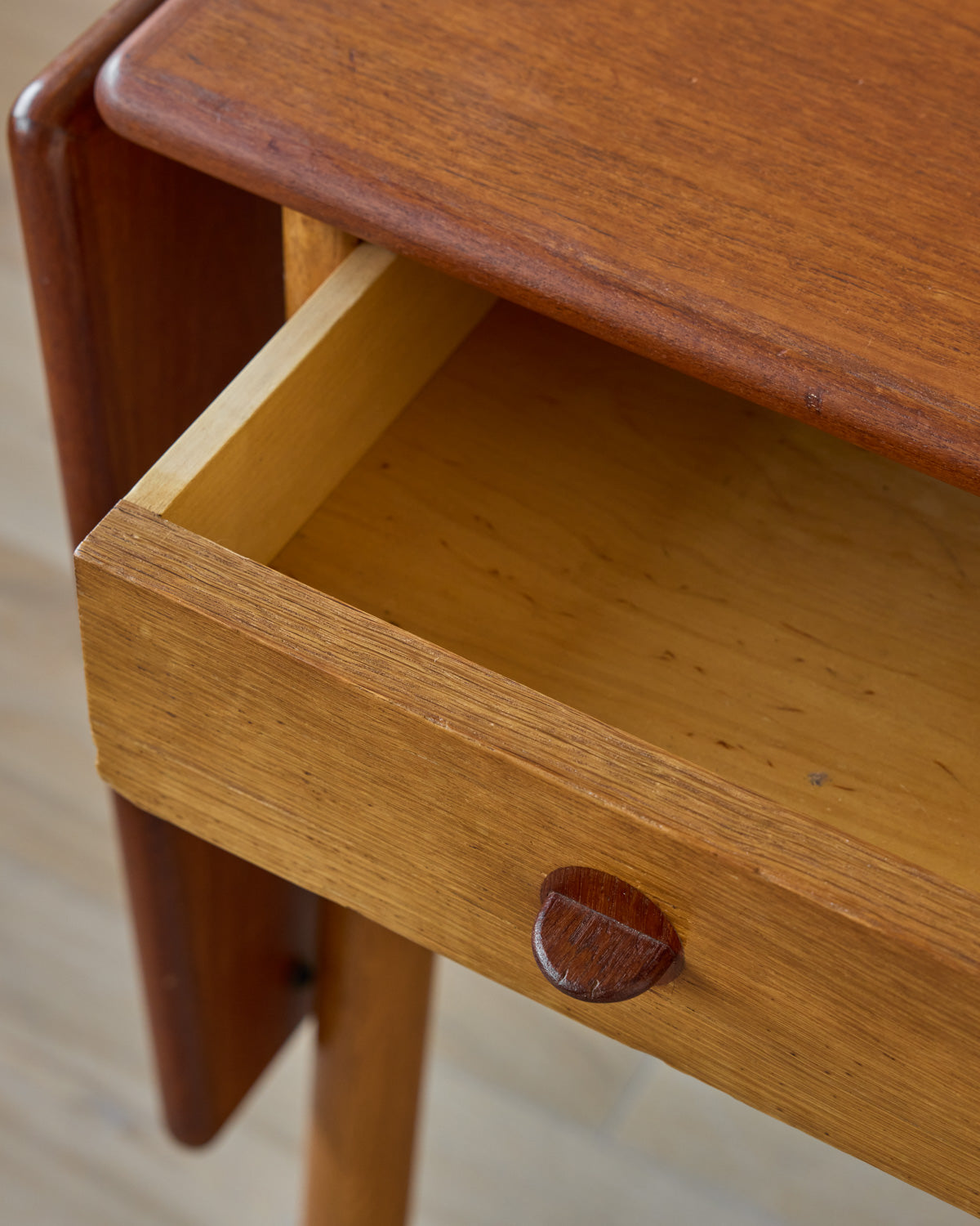 1950s Danish Oak + Teak Desk by Poul M. Volther
