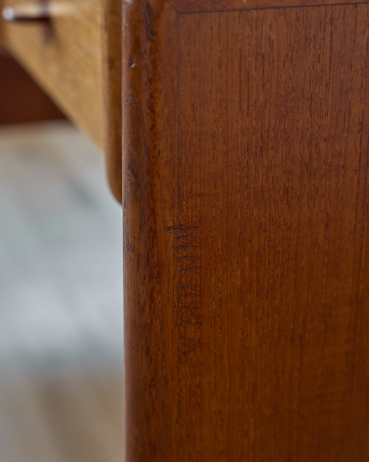 1950s Danish Oak + Teak Desk by Poul M. Volther