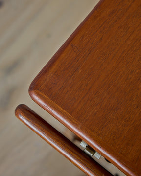 1950s Danish Oak + Teak Desk by Poul M. Volther