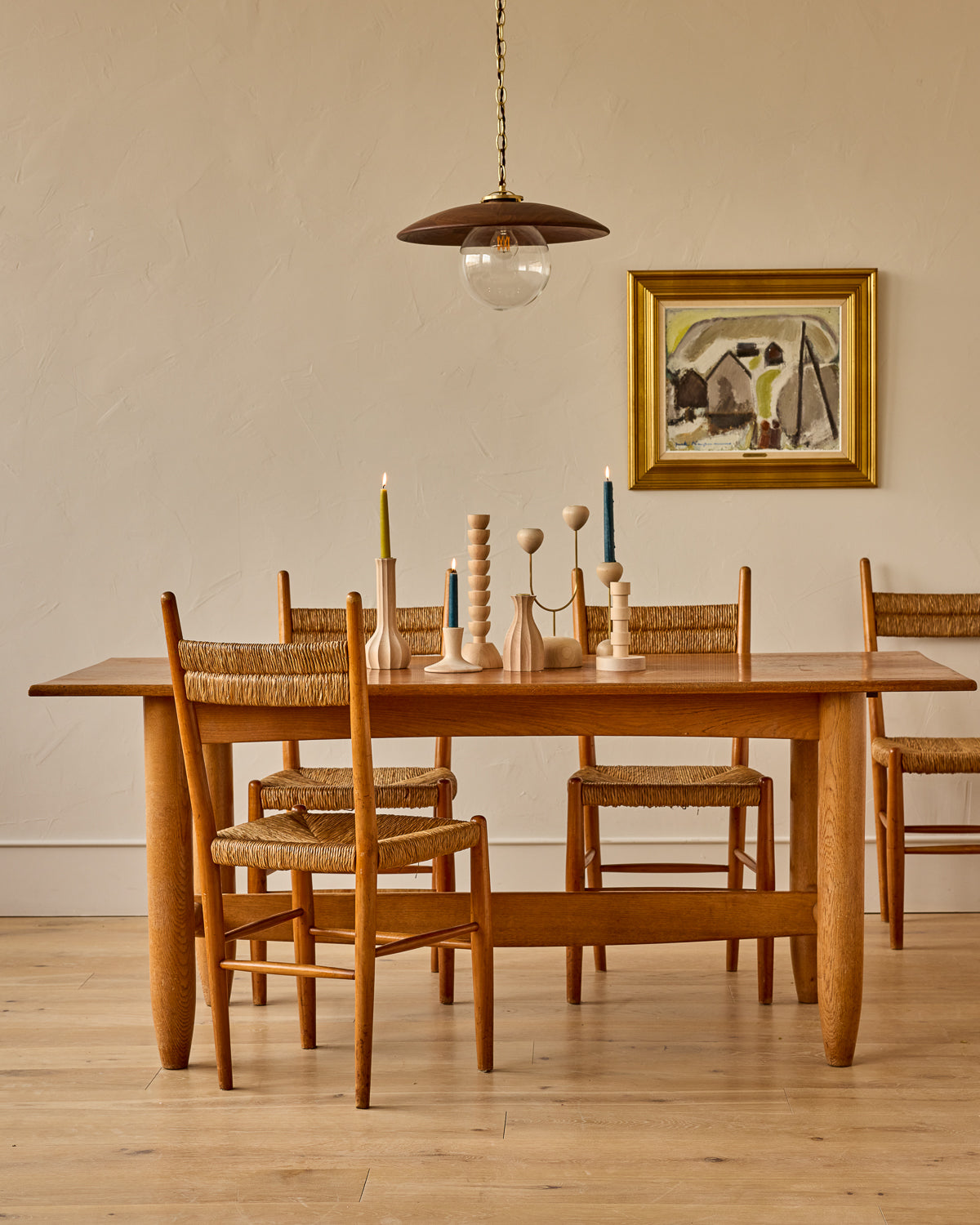 Rectangular Oak Dining Table