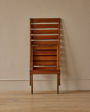 Pine Folding High Back Lounge Chair