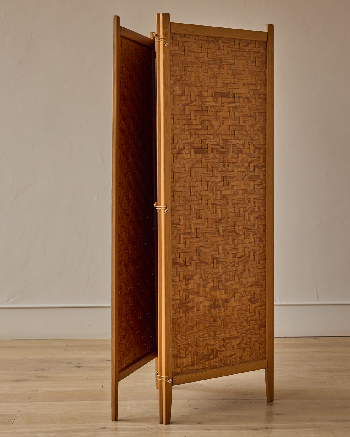 Woven Beech Room Divider by Albert Jansson