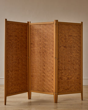 Woven Beech Room Divider by Albert Jansson