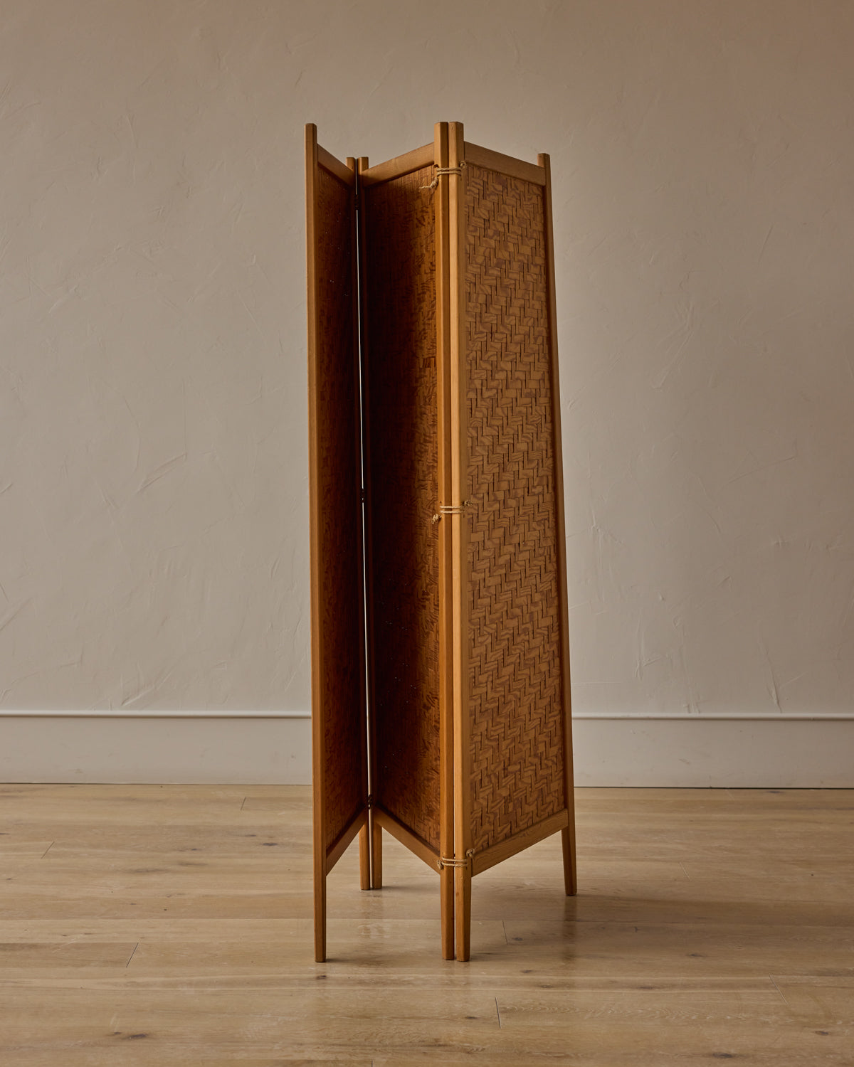 Woven Beech Room Divider by Albert Jansson