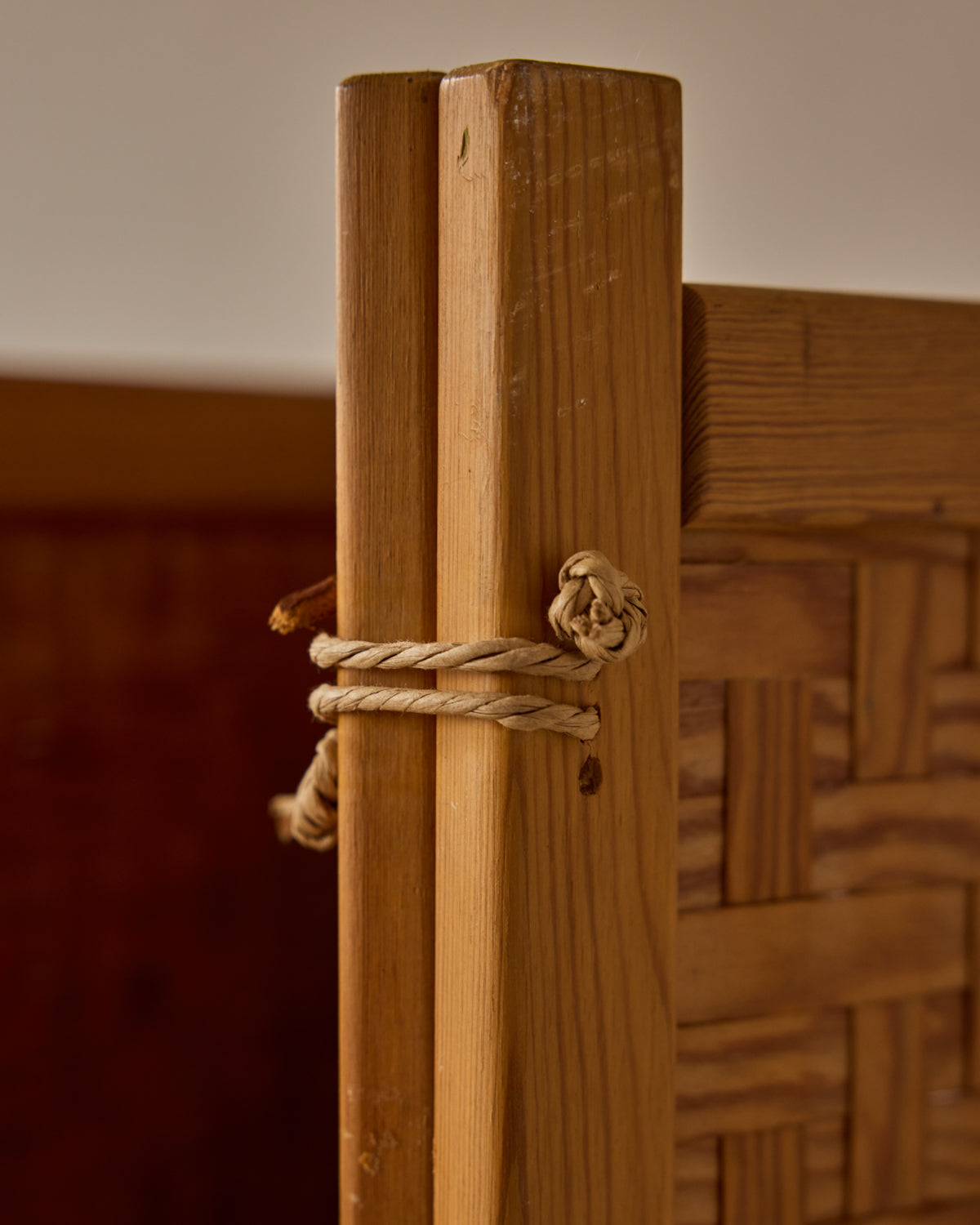 Woven Beech Room Divider by Albert Jansson