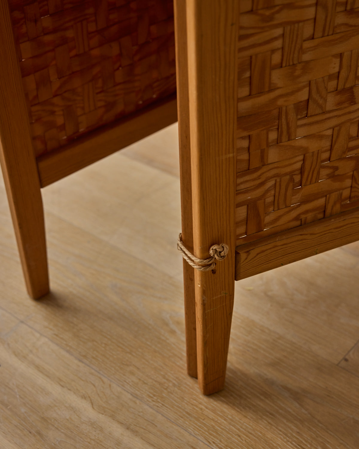 Woven Beech Room Divider by Albert Jansson