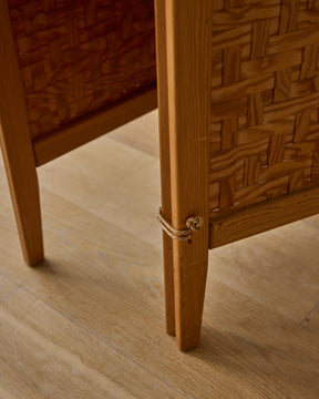 Woven Beech Room Divider by Albert Jansson
