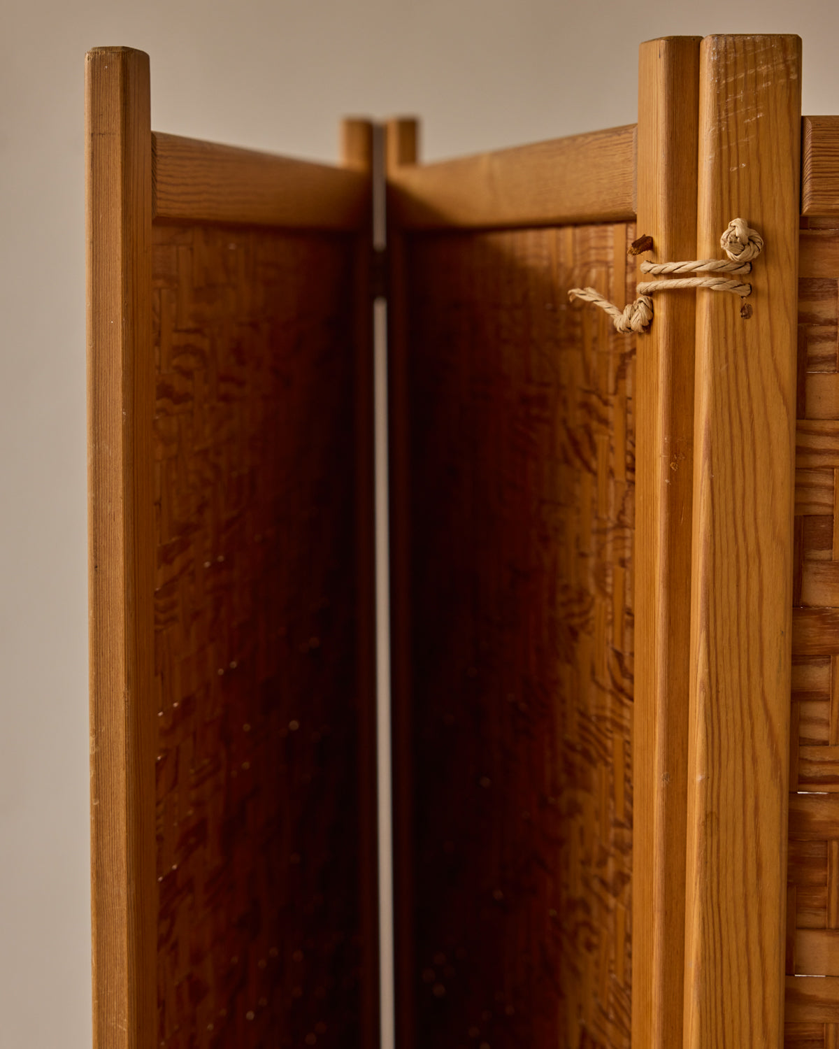 Woven Beech Room Divider by Albert Jansson