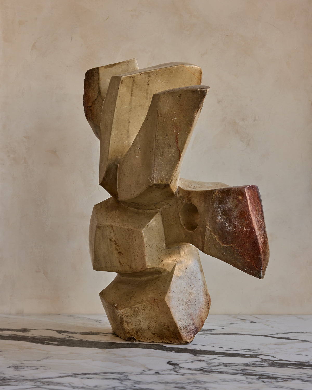 Large Abstract Marble Sculpture