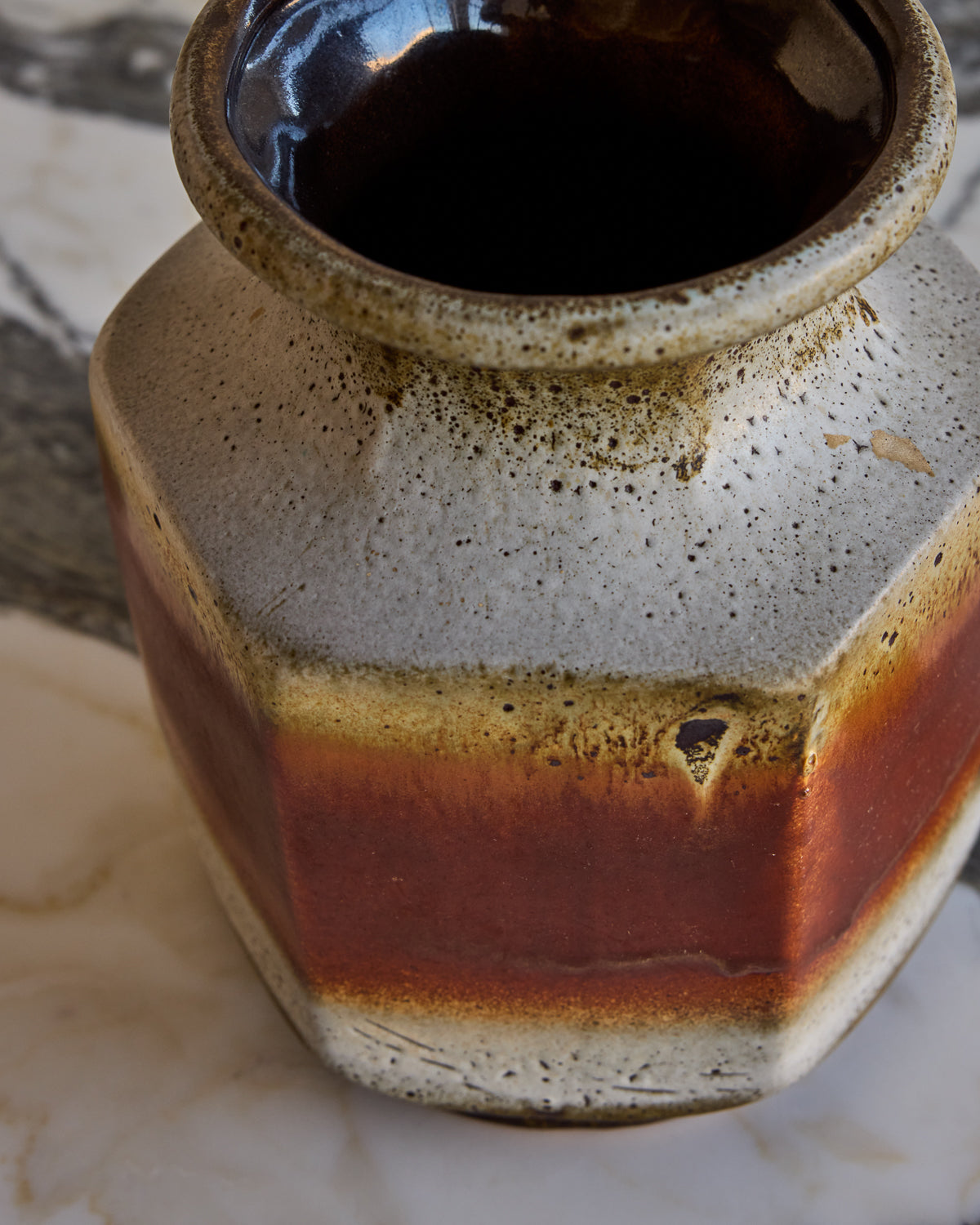 Scheurich-Keramik Faceted Vase