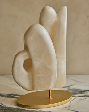 Carved Alabaster Sculpture