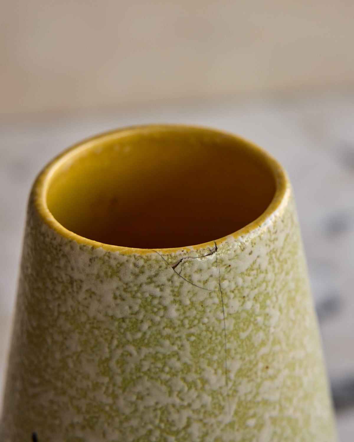 Mid-Century Green Vase