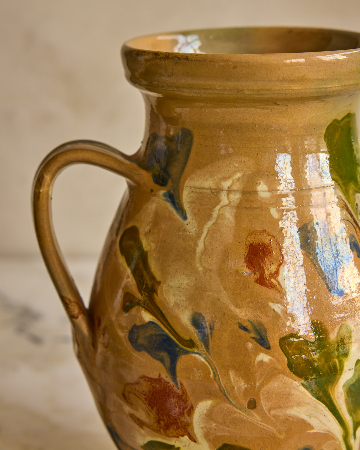 French Provincial Pottery Pitcher
