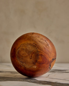 Long Neck Wooden Vessel