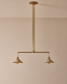 Yaffa Chandelier - Two Arm - Custom Drop