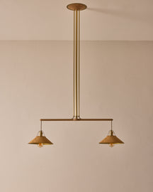 Yaffa Chandelier - Two Arm - Custom Drop