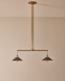 Yaffa Chandelier - Two Arm - Custom Drop