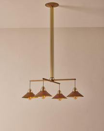 Yaffa Chandelier - Four Arm - Custom Drop