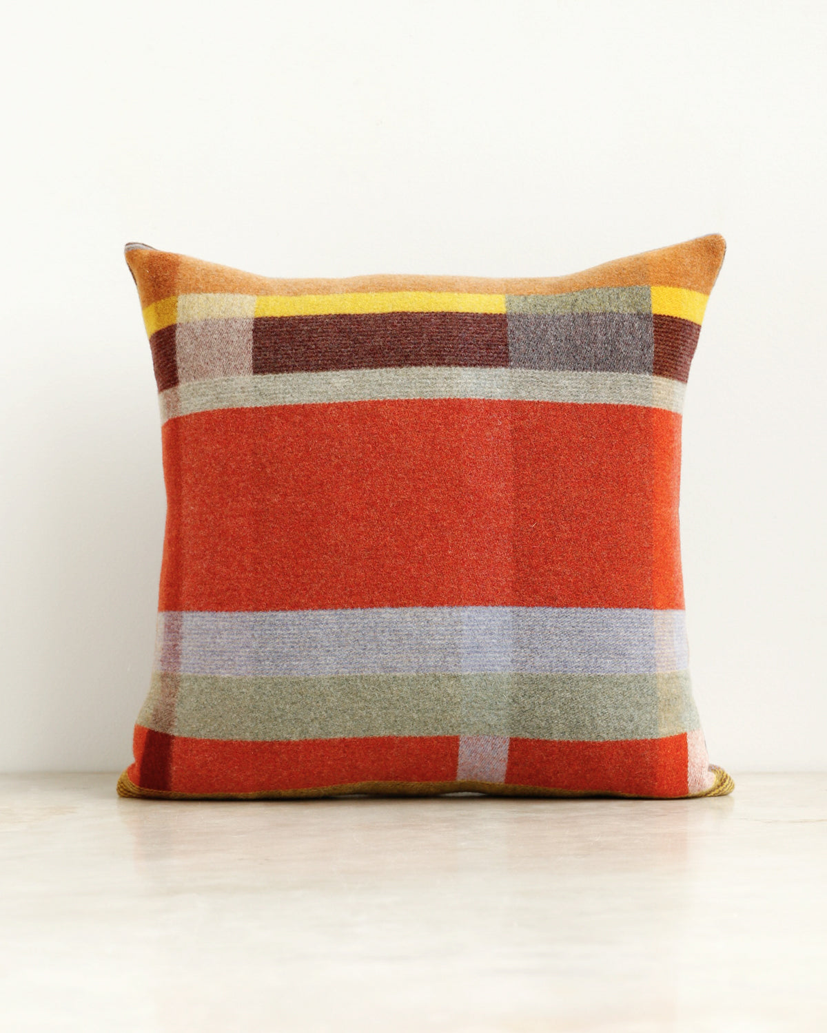 Cecil Lambswool Block Pillow