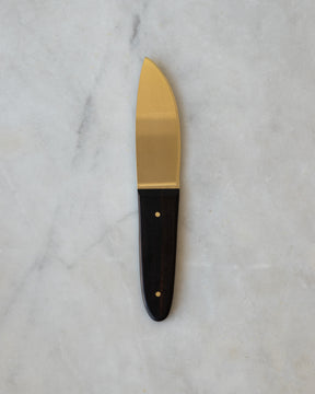 Large Brass Cheese Knife