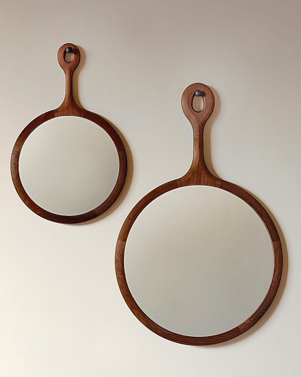 Lostine black walnut sophia large medium mirror #wood-finish_black walnut
