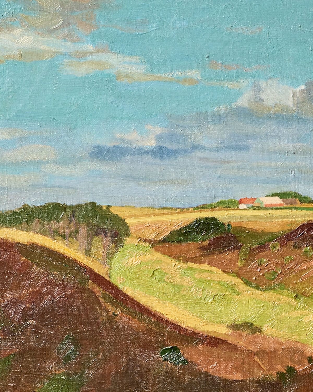 Landscape from Boddum, 1945