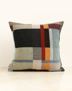 Erno Lambswool Block Pillow