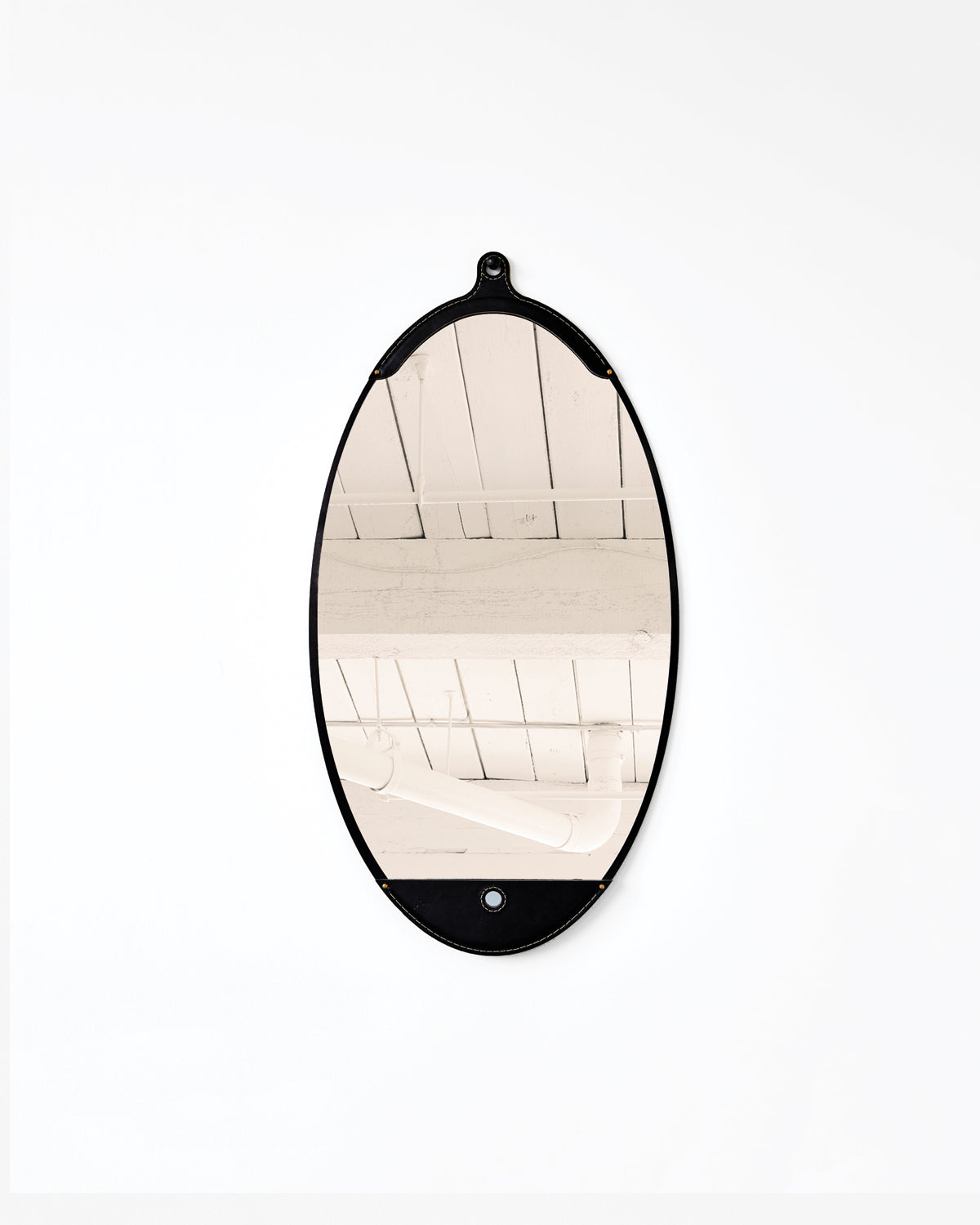 Fairmount Long Oval Mirror - Black