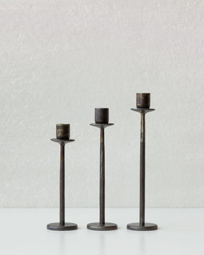 Iron Tapered Candle Holders