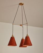 Sarah Cone Chandelier - Triple Round