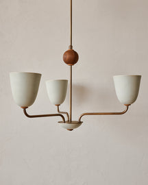 Lola Chandelier - Three Arm - Custom Drop