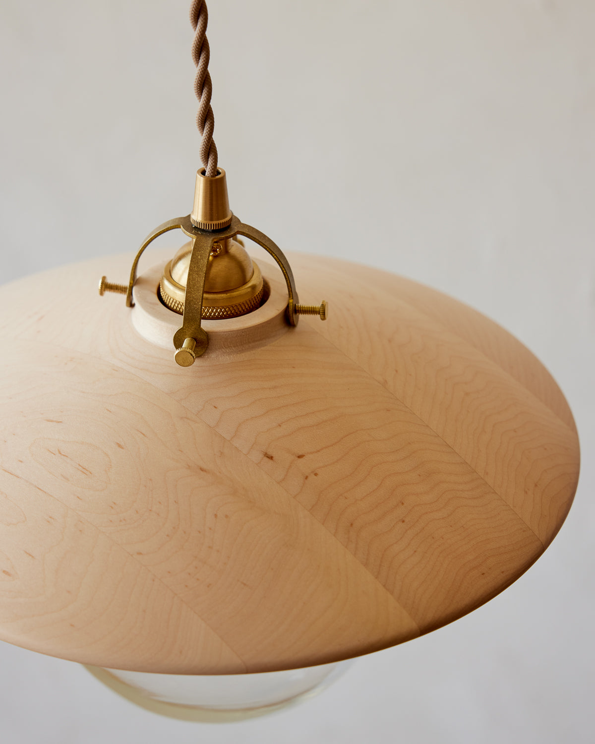 #shade-finish_clear maple #Cord-Color---Glass_beige Cord - Clear Globe