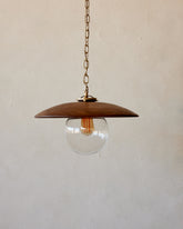 Edmund Pendant Light - 18" Black Walnut