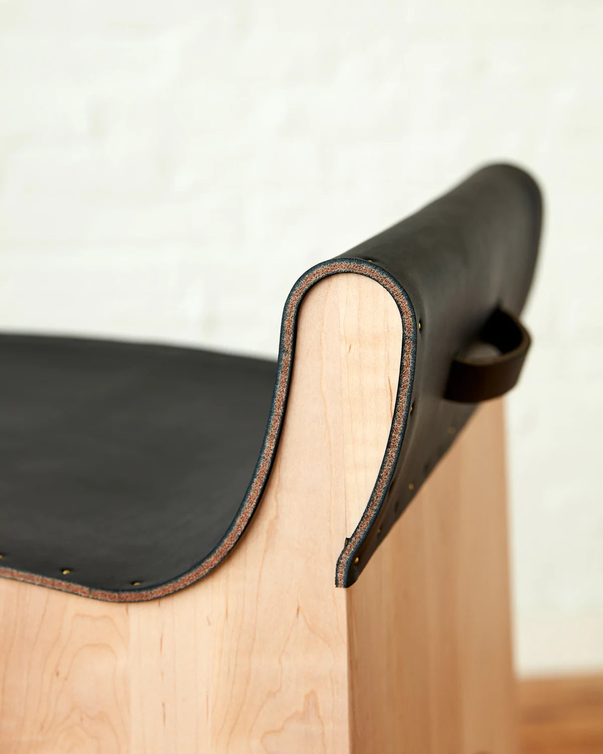 Black Harness Leather Sample