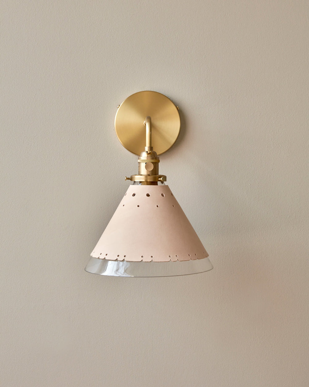 Brushed Satin Brass Sample