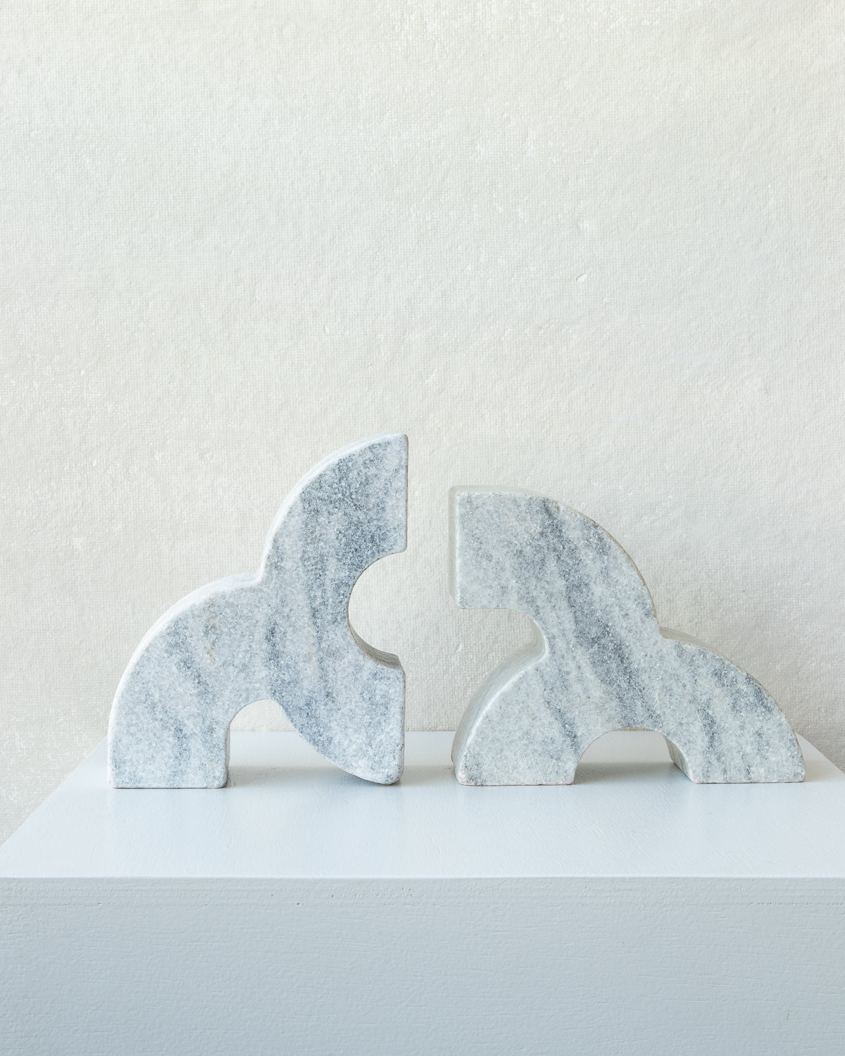 Leo Marble Bookends