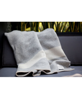 Siempre Recycled Blanket with Stripe