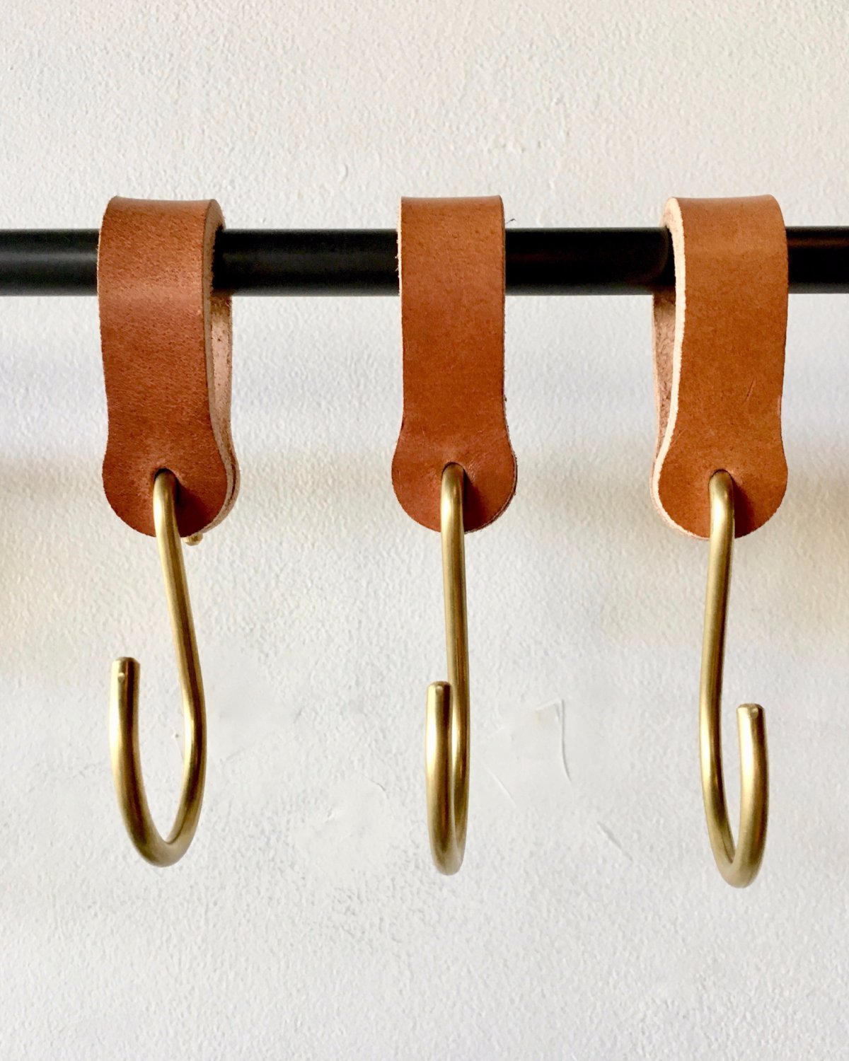Lostine Ludlow Leather and Brass Hook 