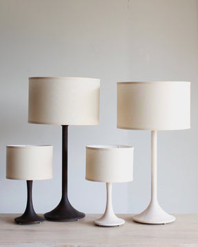 Collection of Lostine trumpet table lamps with graceful profile