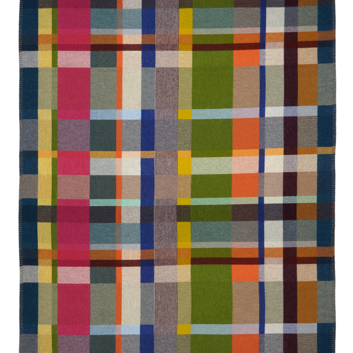 Gwynne Lambswool Block Throw - Small