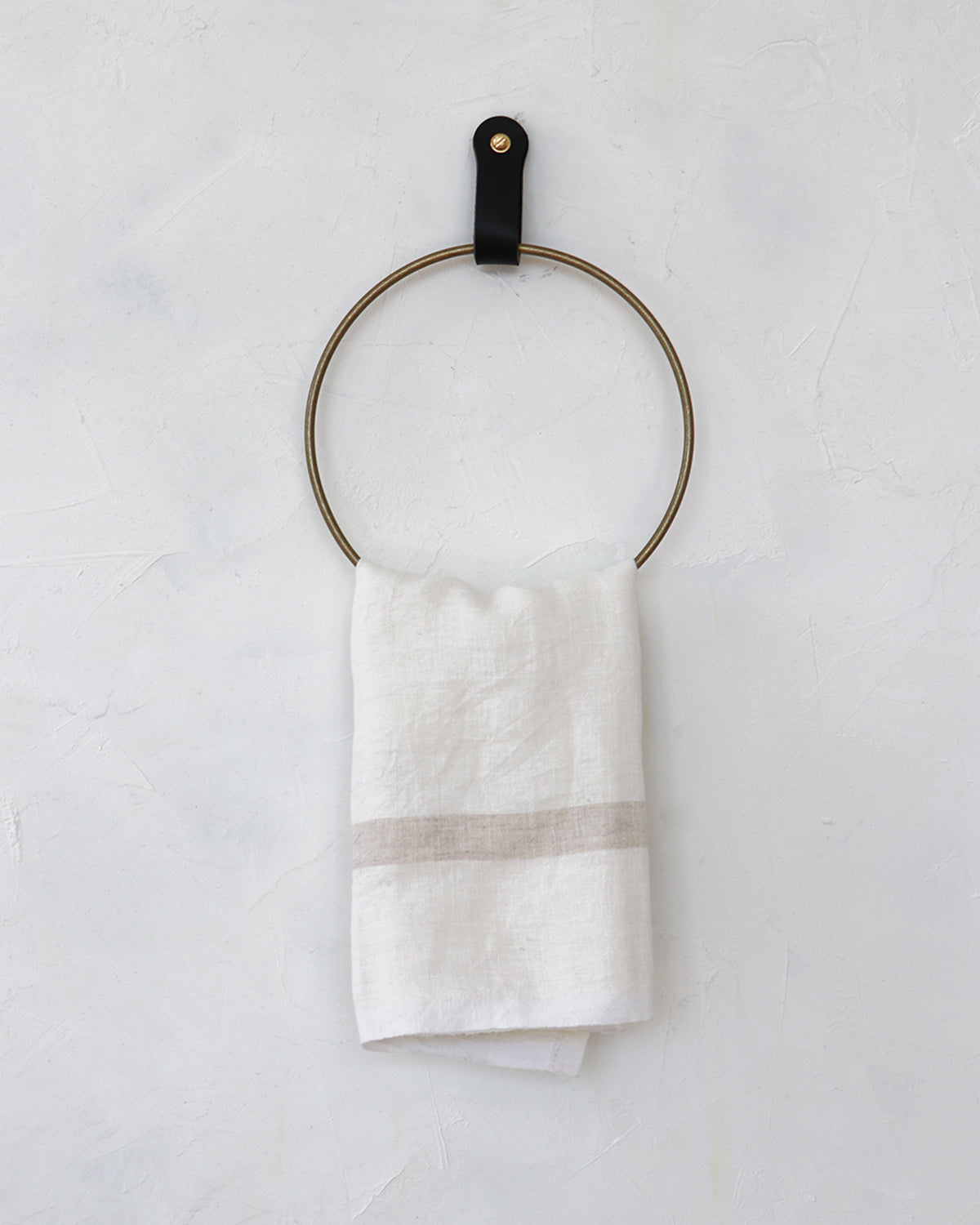 Ludlow Towel Ring - Black